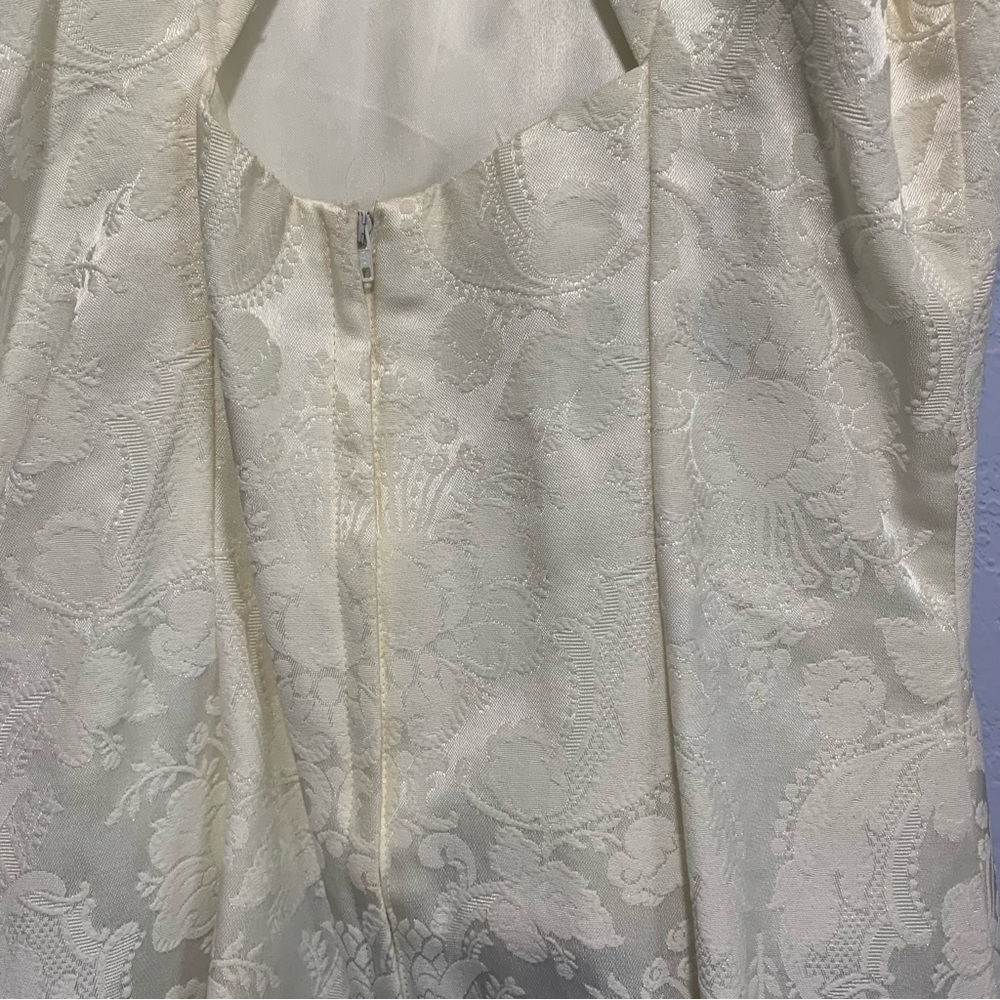 Scott McClintock Vintage Halter Top Embroidered Evening Dress - Picture 7 of 10